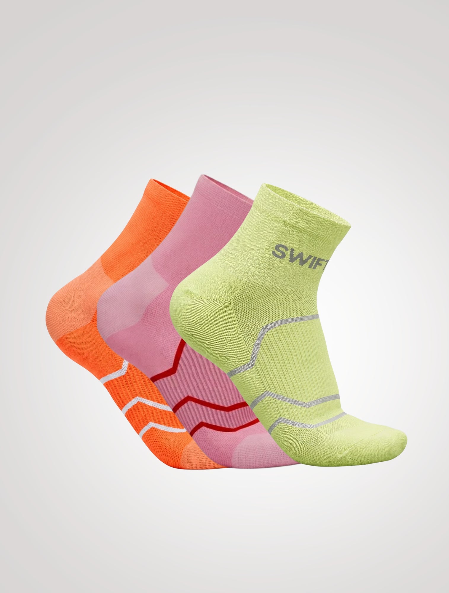 Reflective Ankle Socks 3 Pack