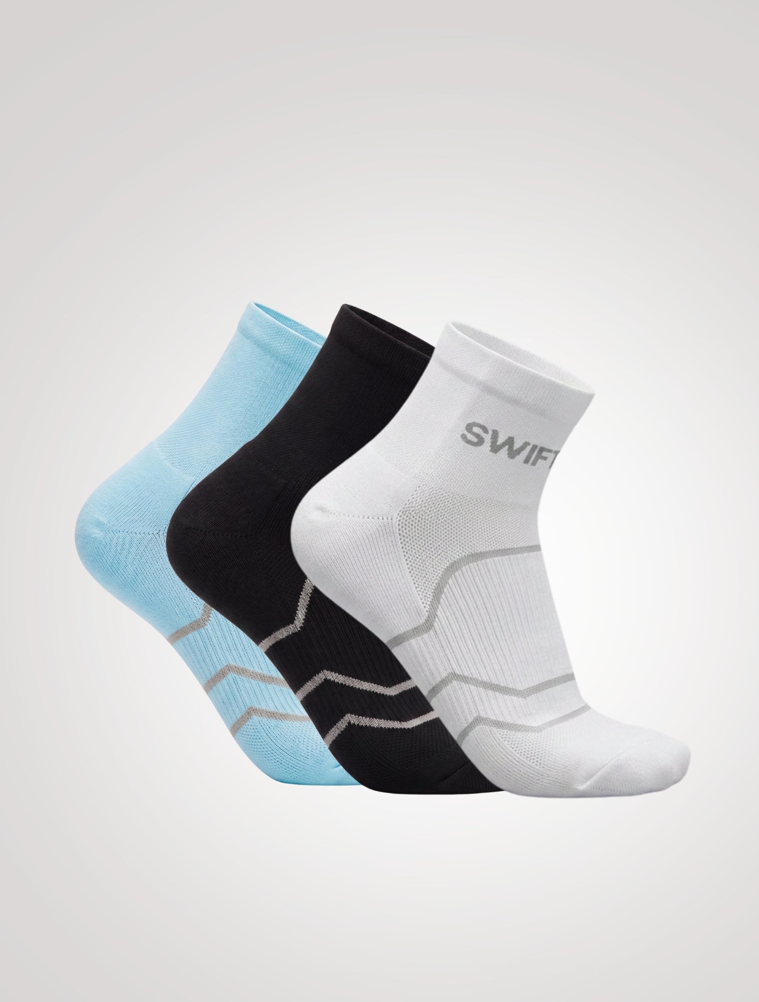 Reflective Ankle Socks 3 Pack